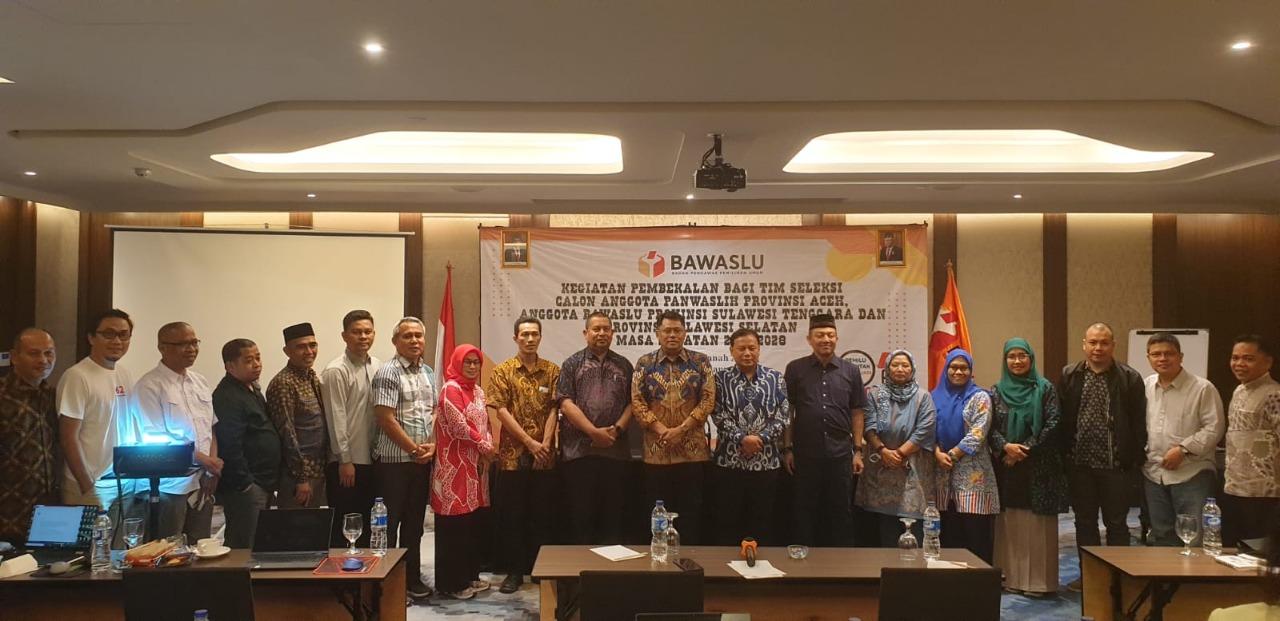 Teuku Kemal Fasya Terpilih Jadi Ketua Timsel Calon Anggota Panwaslih Aceh